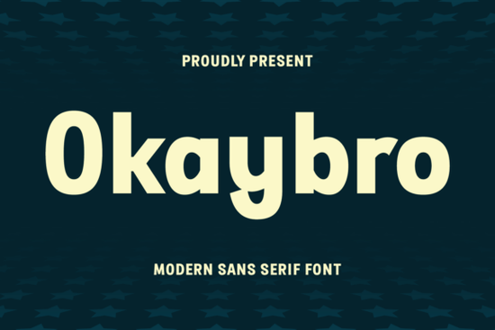 Okaybro Font